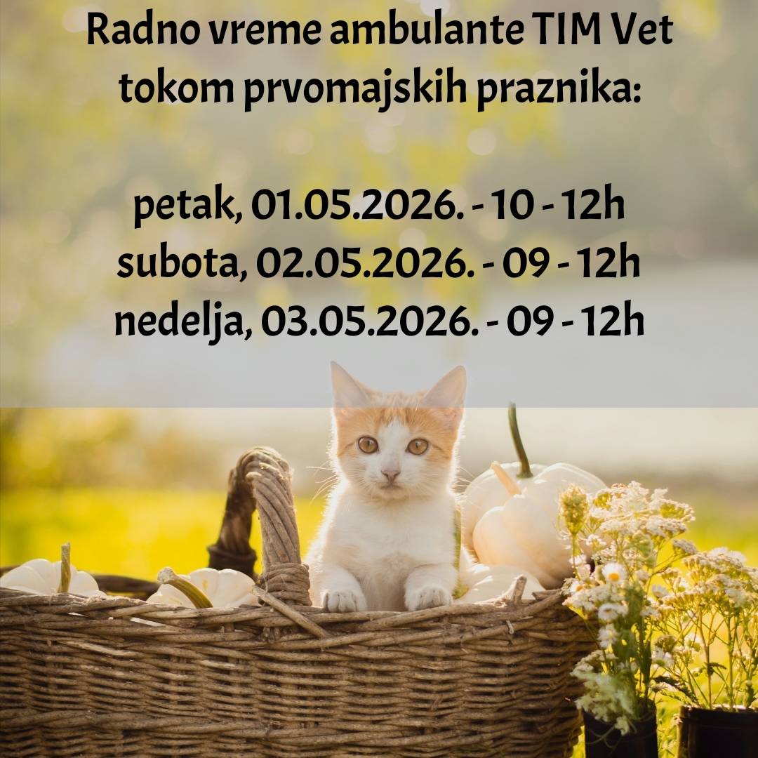 RADNO VREME AMBULANTE TOKOM PRVOMAJSKIH PRAZNIKA 2026.