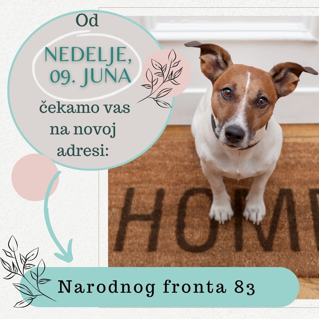 PROMENA ADRESE OD 09.06.2024.