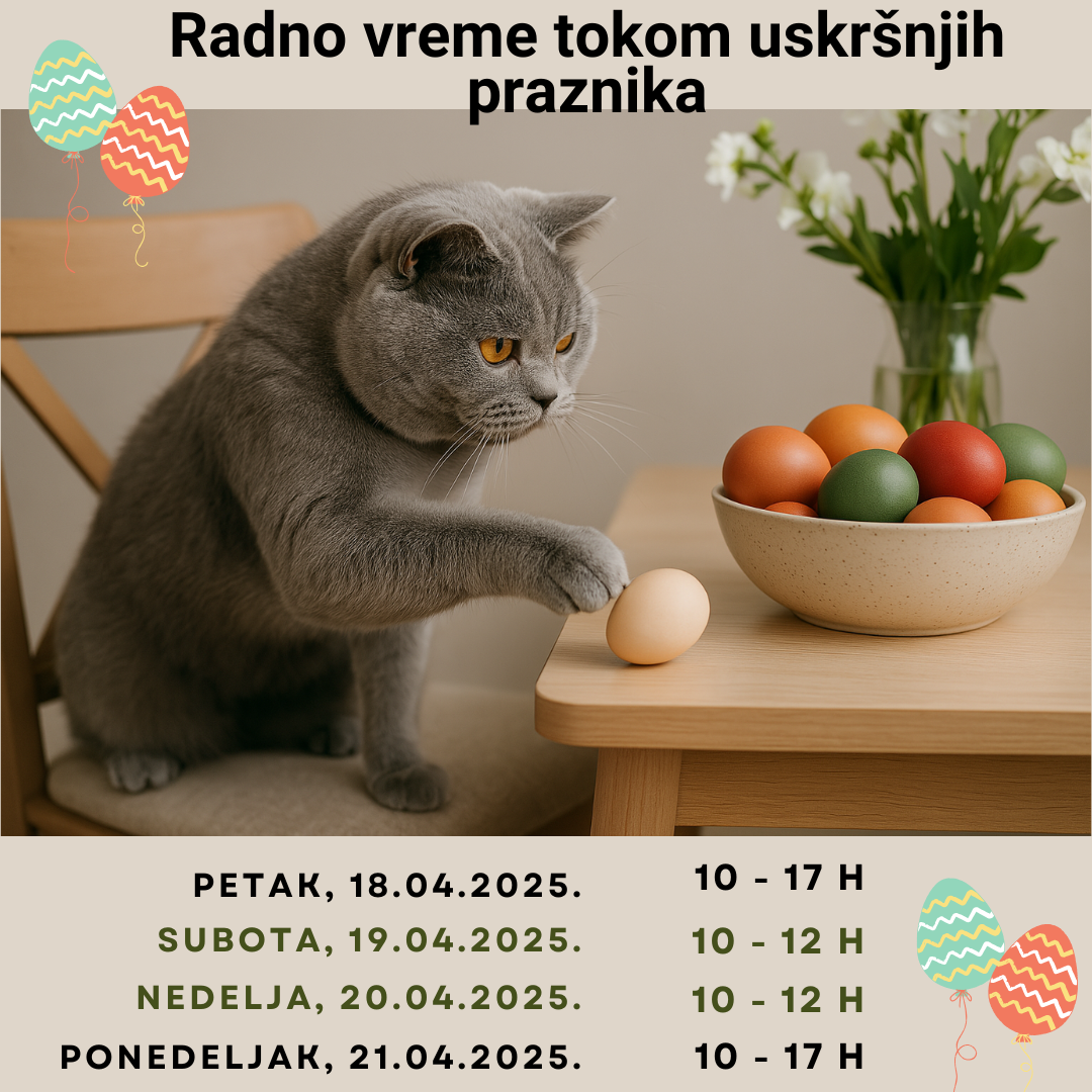 RADNO VREME AMBULANTE TOKOM USKRŠNJIH PRAZNIKA 2025.